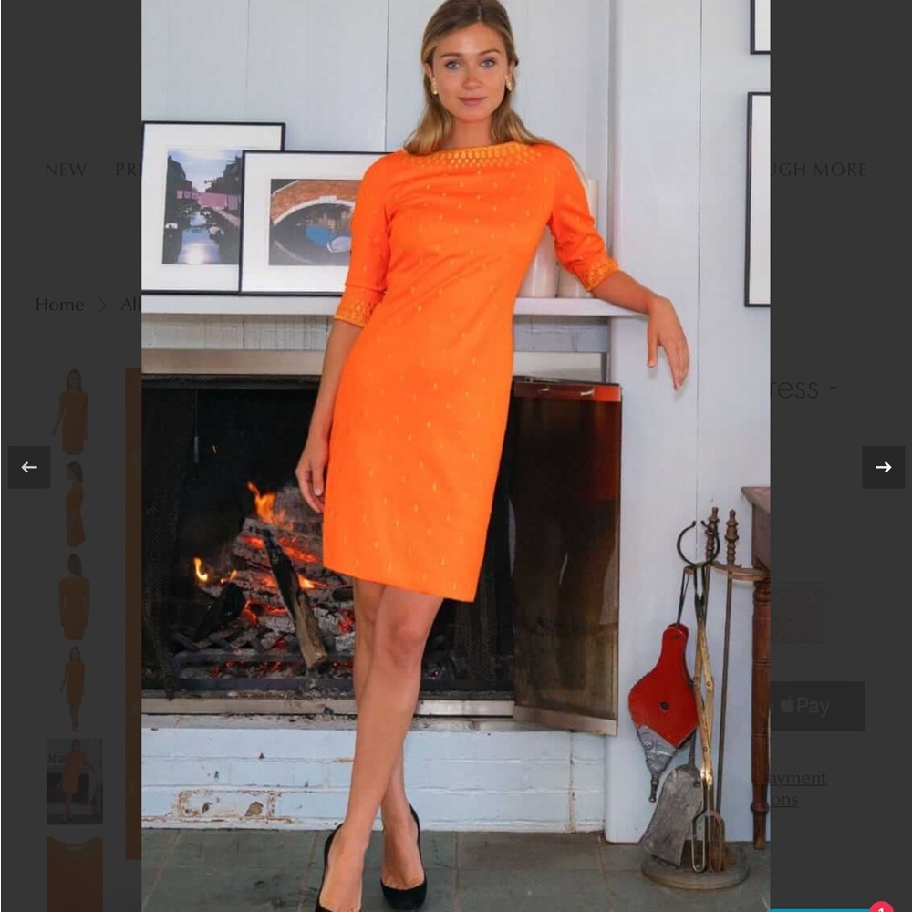 Gretchen Scott Jersey Metallic Dot Embroidered Dress Rocket Girl